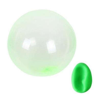 Pružný nafukovací míč - zelený(1830BG) G204