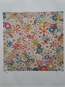 MURAKAMI Takashi - Smějící se květiny - unikátní litografie