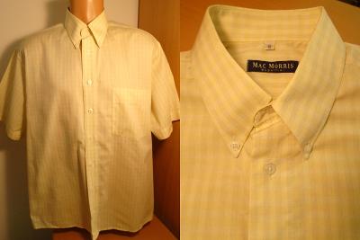 014-Pánská nežehlící košile Mac Morris/42-XL/2x65cm