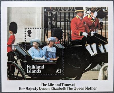 Falkland Islands, královna matka Elizabeth, 1ks aršík