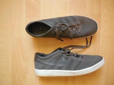 pánské Nike šedé botasky tenisky textil 45 UK/10 stélka 28cm