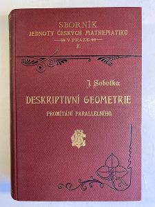 Sobotka J : Deskriptivní geometrie promítání parallelního / Sb JČM X.