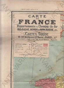 Carte de France - Mapa Francie