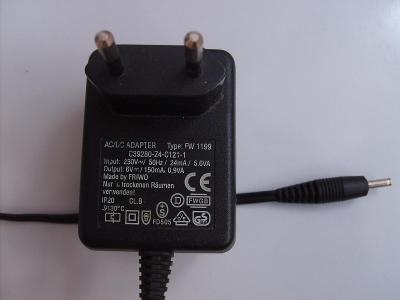 nabíječka - zdroj - adaptér 6V/150mAh       FW1199  C39280-Z4-C121-1