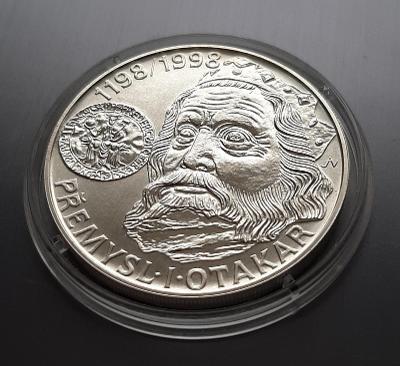 Stříbrná mince 200 Kč BK 1998 - Korunovace Přemysl I. Otakar, TOP, R+