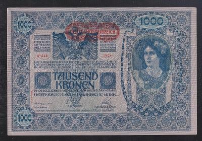 1000 KORUNA 1902 aUNC VZÁCNĚJŠÍ II. VYDÁNÍ 