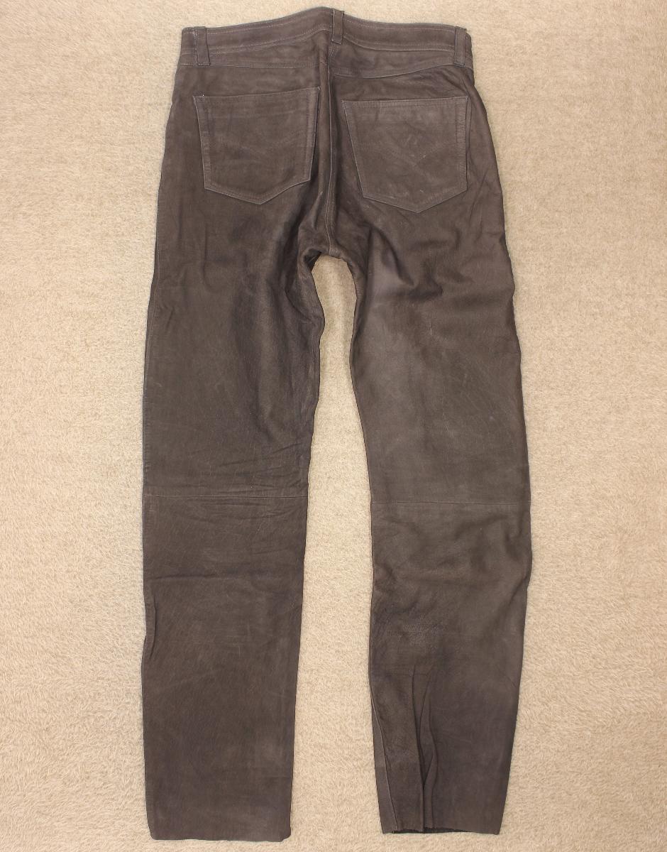 Pánské kožené kalhoty vel. M/48 W31/32=40/108cm #c204 - Pánské oblečení