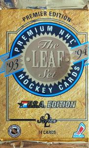 Balíček hokejových karet NHL - Leaf 93-94 s2