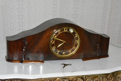 Starožitné krbové hodiny Kienzle r1920 