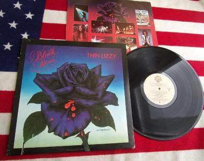 ⚠️ LP: THIN LIZZY - BLACK ROSE, top stav! 1.press Winchester USA 
