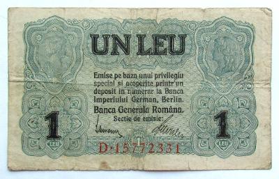 Rumunsko 1 lei 1917  