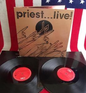 ⚠️ 2LP: JUDAS PRIEST - PRIEST...LIVE!, jako nove MINT! 1.press NL1987