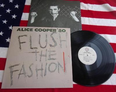 ⚠️ LP: ALICE COOPER - FLUSH THE FASHION, (NM-) 1press W. Germany 1980
