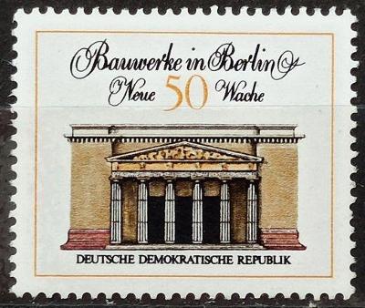 DDR: MiNr.1665 New Guard Memorial 50pf, Berlin Buildings ** 1971