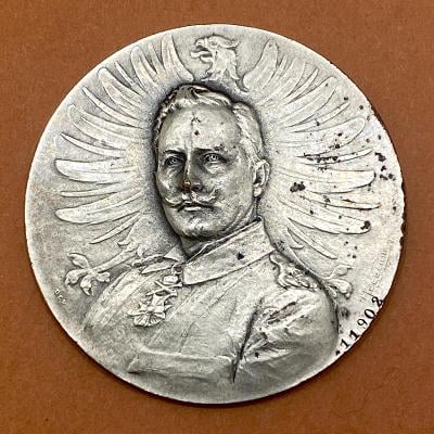 AE medaile Wilhelm II. (Huguenin)