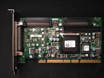 👍 SCSI řadič Adaptec ASC-29320 PCI-X - funkční.