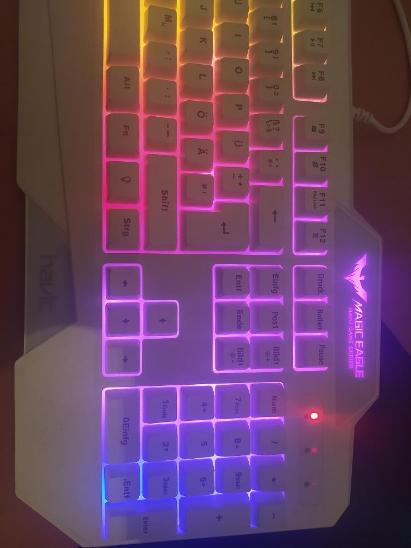 Herní klávesnice Havit Rainbow podsvícená - Vstupní zařízení k PC