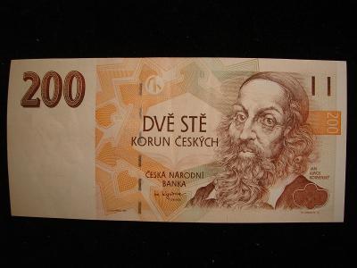 VZÁCNÁ BANKOVKA 200 Kč r.1998 SERIE D25 SBÍRKOVÁ