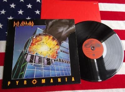 ⚠️ LP: DEF LEPPARD - PYROMANIA, deska jako nová MINT, 1983 
