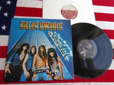 ⚠️ LP: KILLER DWARFS - STAND TALL, deska NM, original 1.press USA 1986