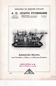 Katalog, Automatické stroje, Industra, Praha
