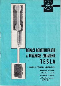 Katalog, Dorozumievace zariadene, Tesla