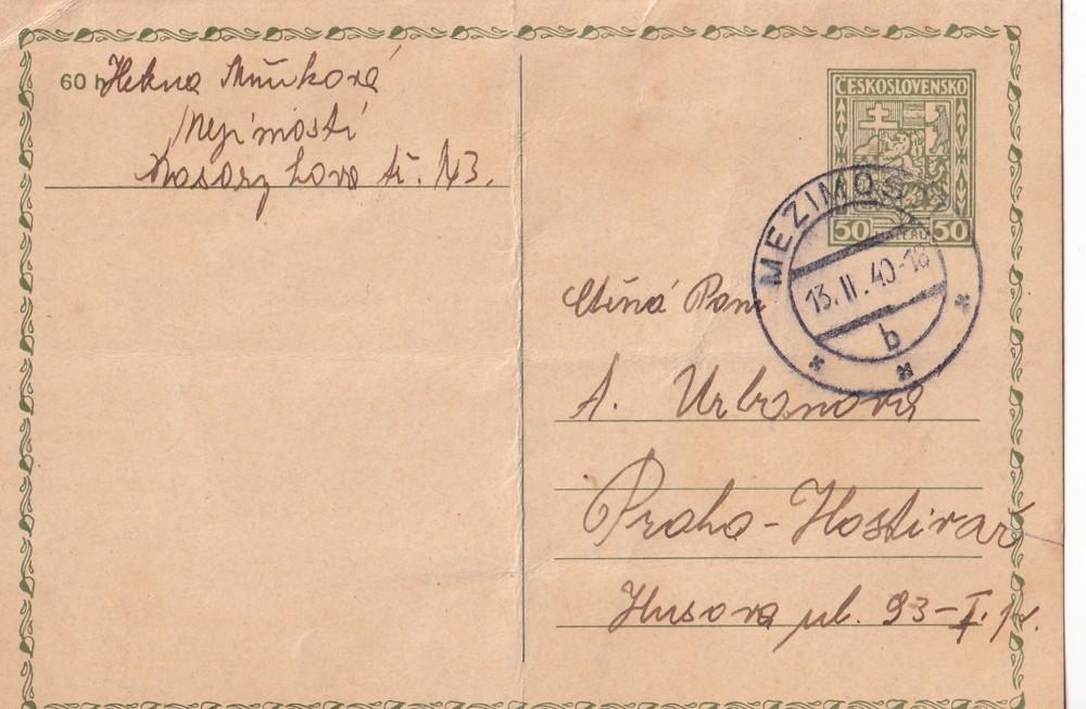 Listy, Medzimosť, Praha, 1940 - Starožitnosti a umenie