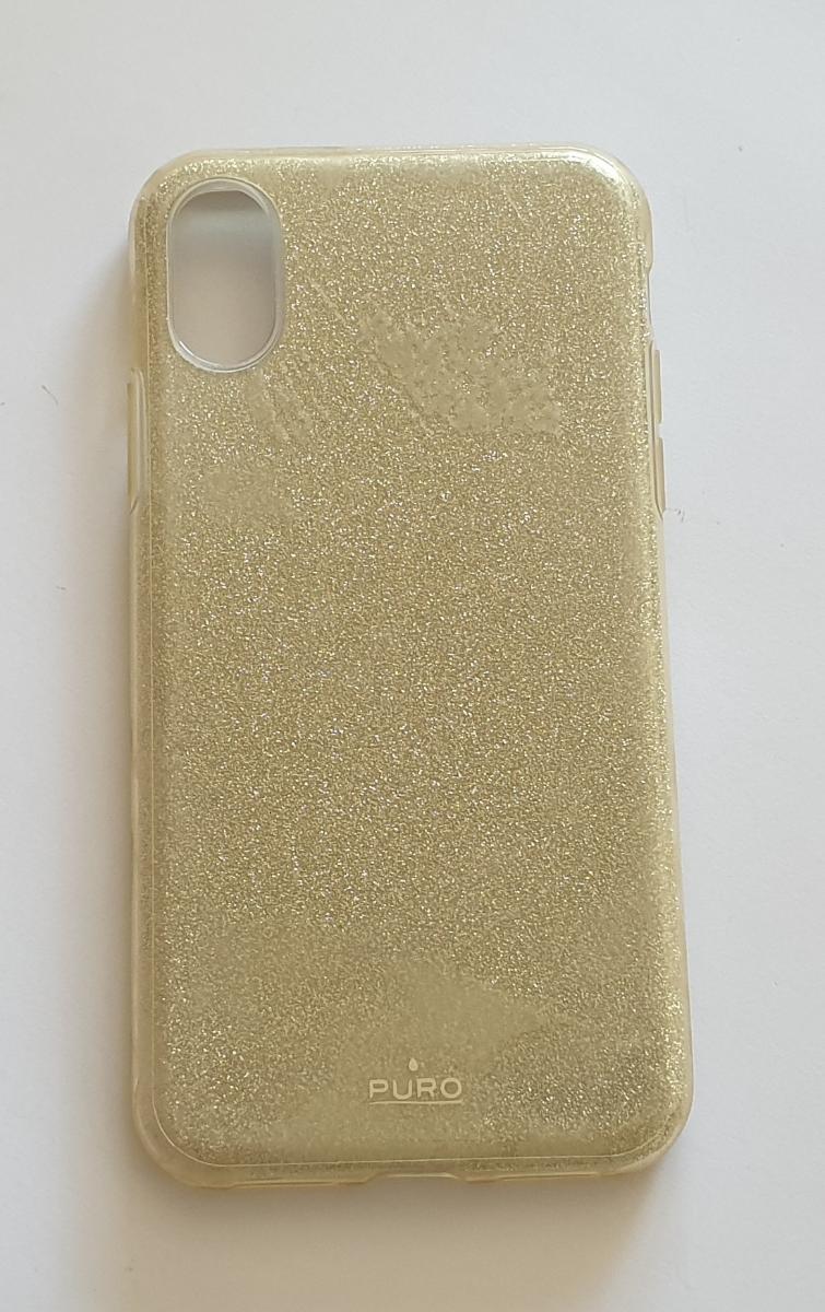 Puro zadní kryt "SHINE" pro Apple iPhone X, zlatá - undefined