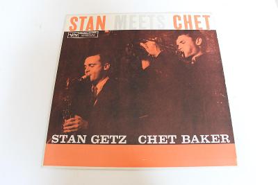Stan Getz, Chet Baker - Stan Meets Chet -Špič stav- orig. USA 1958 LP 