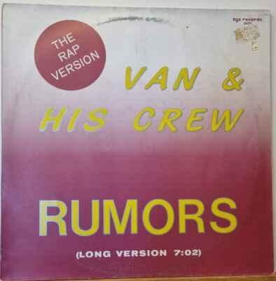 Van & His Crew - Rumors, 1986 EX