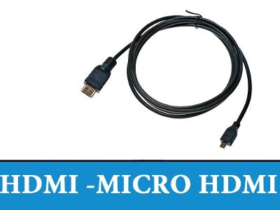 Prepojovací kábel HDMI - micro HDMI 2 metre