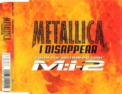 METALLICA-I DISAPPEAR CD SINGLE 2000.