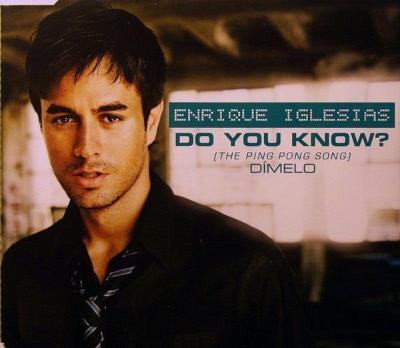 ENRIQUE IGLESIAS-DO YOU KNOW CD SINGLE 2007.
