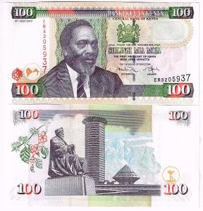 Keňa 100 Shillings UNC