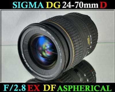 💥 pro Nikon - SIGMA 24-70 mm D f/2,8 EX DG ASPHERICAL**FX Zoom**TOP👍