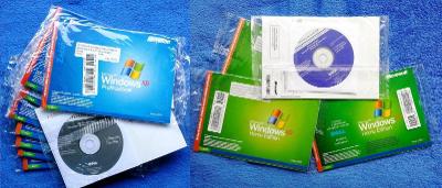 sada Windows XP OEM DELL - 10x Professional  + 10x Home Edition
