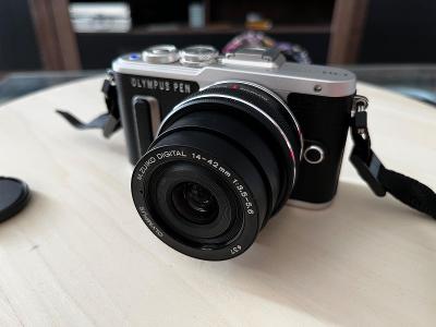 Bezzrcadlovka fotoaparát Olympus PEN E-PL8  jako nový