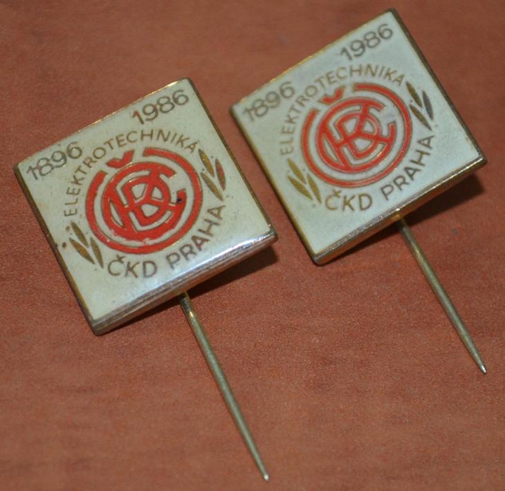 Čkd Praha Elektrotechnika 100 Let 1986 DobovÝ Retro Odznak Aukro