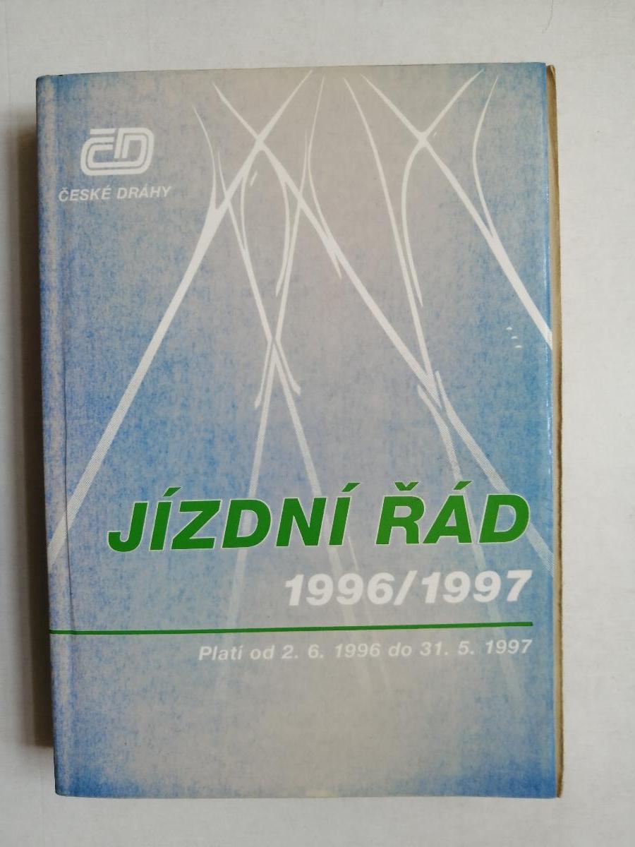Cestovný poriadok ČD 1996 / 1997 - Zberateľstvo dopravy