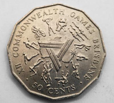 Austrálie 50 centů, 1982 XII Commonwealth Games