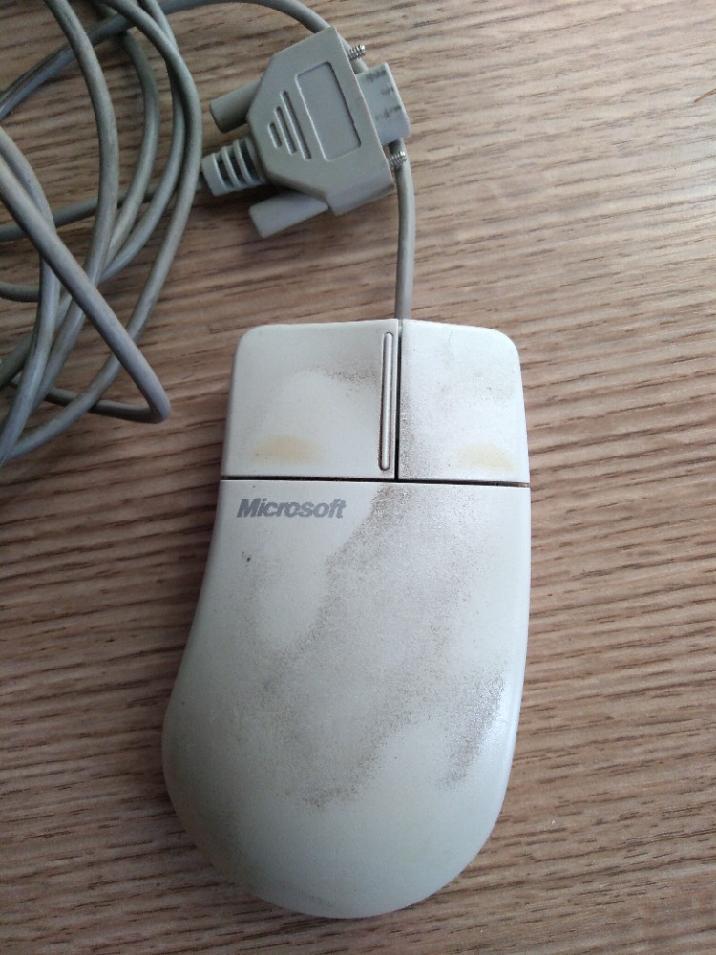 STARÝ PC KOMPONENT / Kuličková myš Microsoft 2.0A   - Počítače a hry