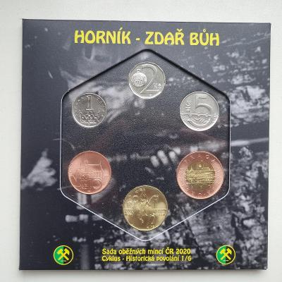 Sada oběžných mincí Horník 2020 - První ze série Historická povolání