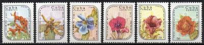Kuba-Exotická flóra1986**  Mi.2990-2995 / 5 €