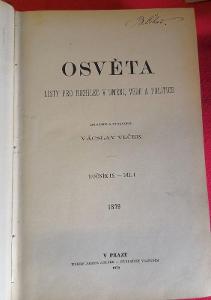 Osvěta - Listy pro rozhled v umění, vědě... rok 1879/1057 str...(9927)