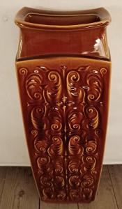 Keramická váza s glazurou z 80. let...(12567P)