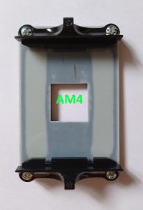 AM4 držák chladiče procesoru OEM kovovy backplate