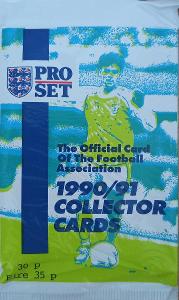 Balíček fotbalových karet - Proset 90/91 Premier league
