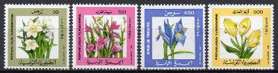 Tunis-Flóra 1987**  Mi.1160-1163 / 4,30 €