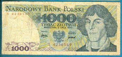 Polsko 1000 zlotých 1.7.1975 z oběhu