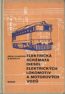 Elektrická schémata dieselelektrických lokomotiv+motorových vozů, 1975